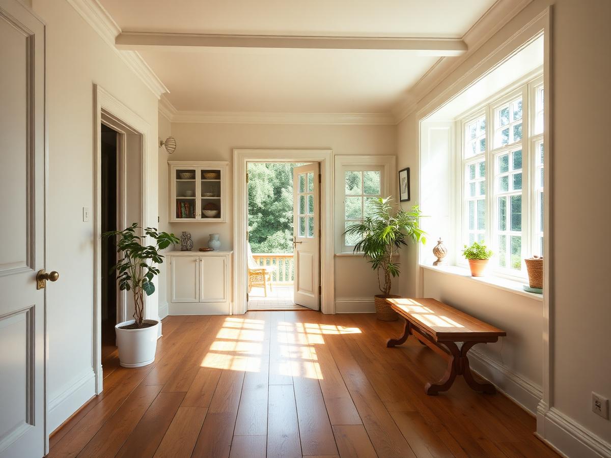 A restored, light-filled home interior